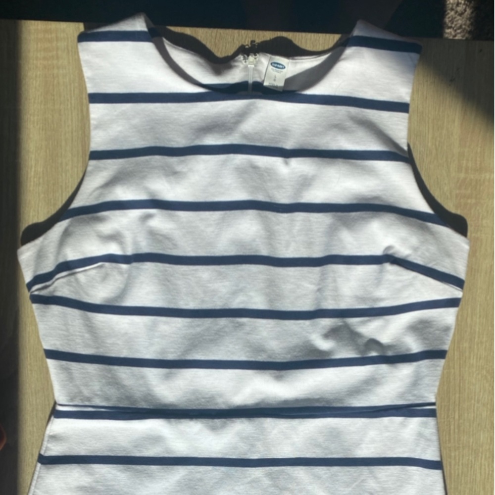 Old Navy - Blue Striped Dress